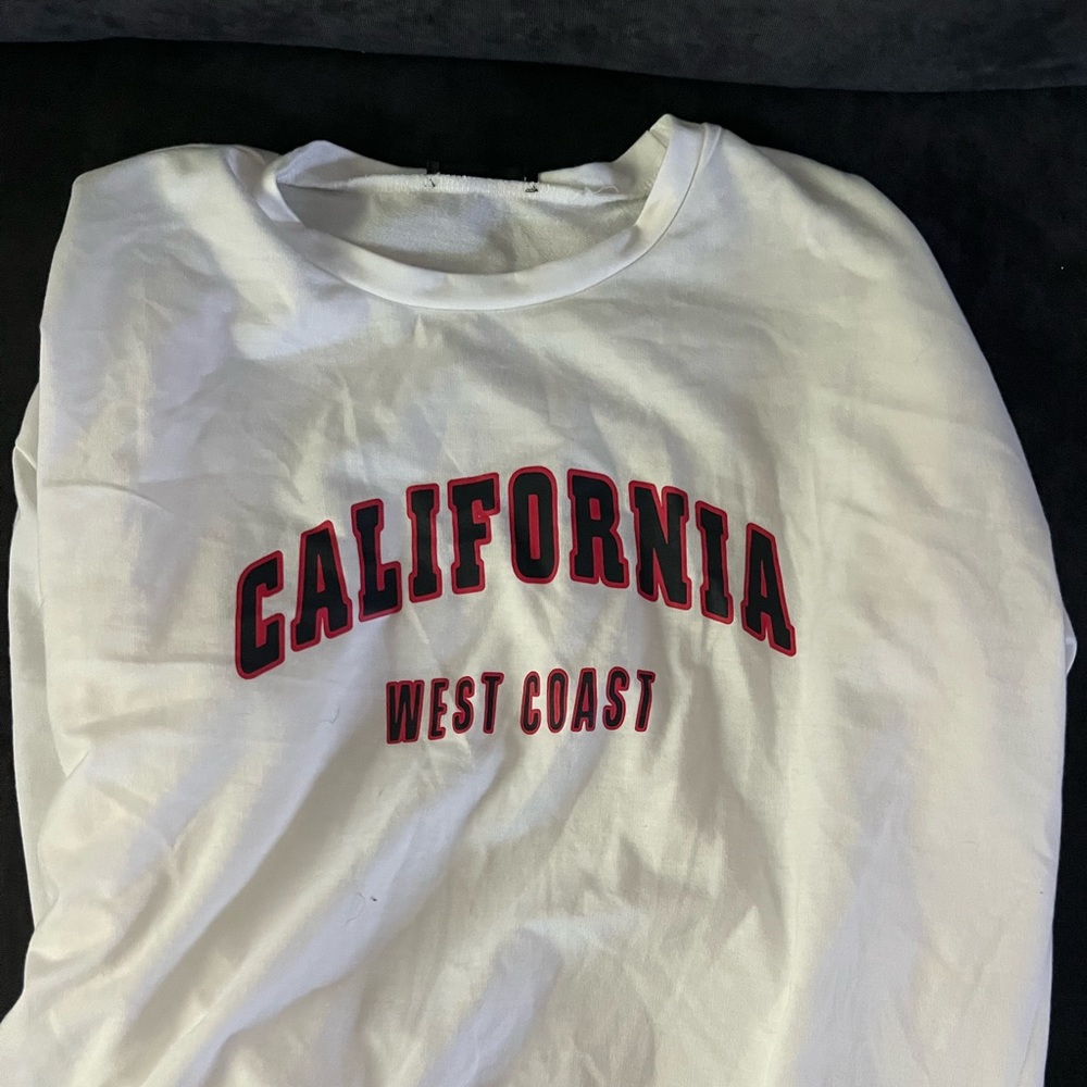 white california crew neck